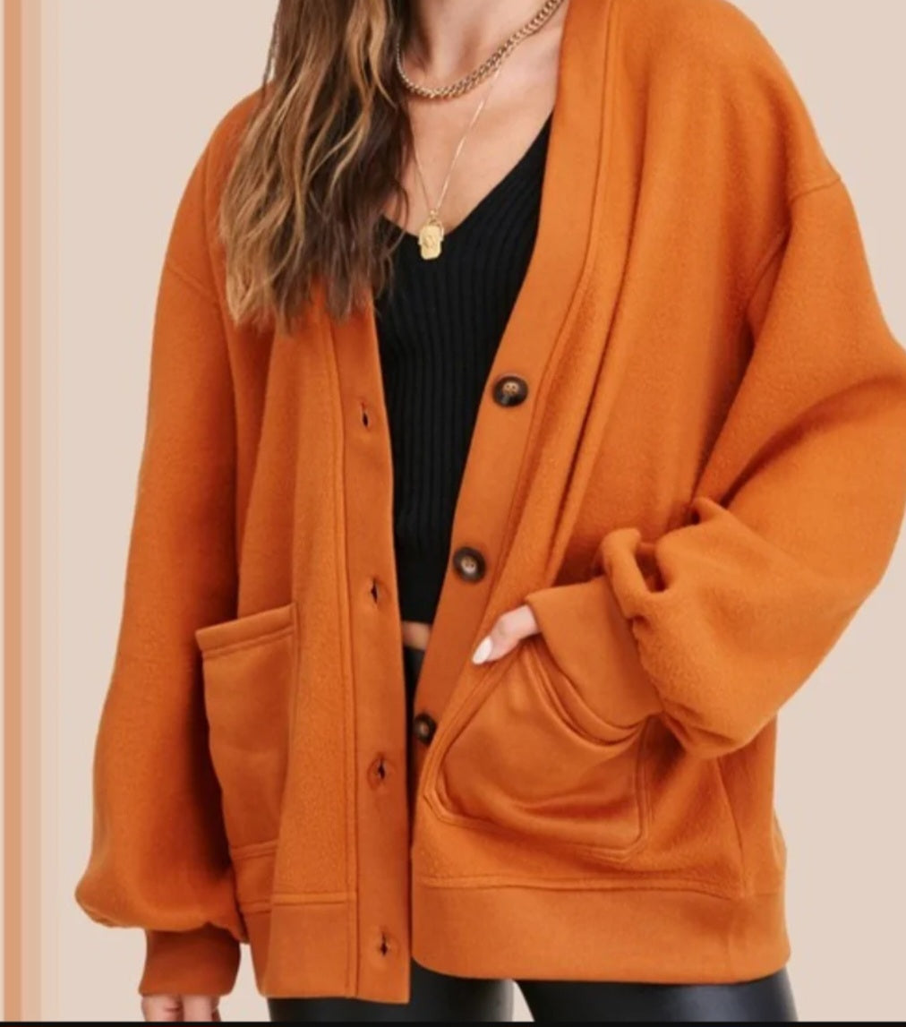 Apricot cardi